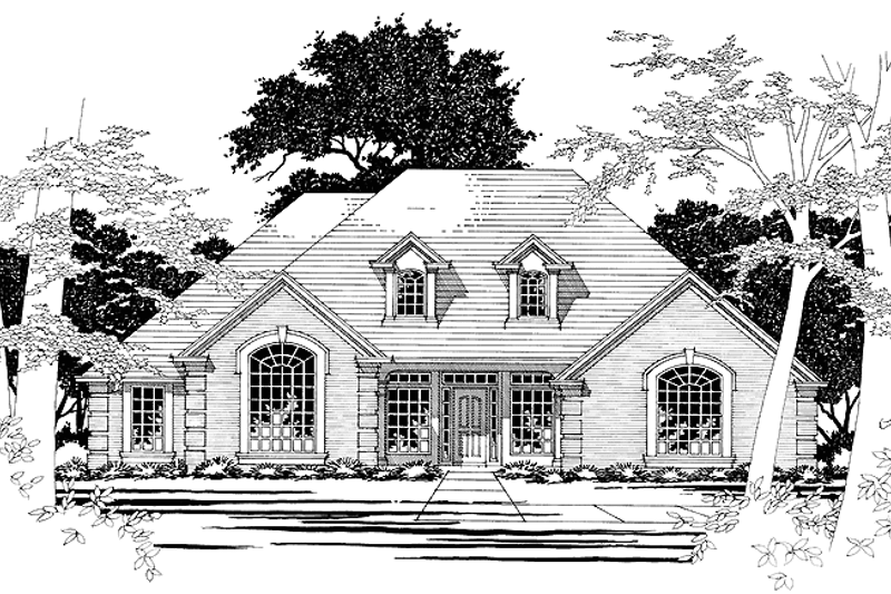Home Plan - Ranch Exterior - Front Elevation Plan #472-79