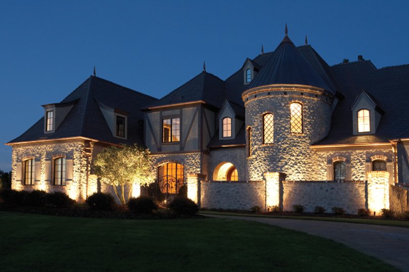 House Plan Design - Exterior - Front Elevation 5 for European House Plan #453-609 - 7 bed, 7.5 bath
