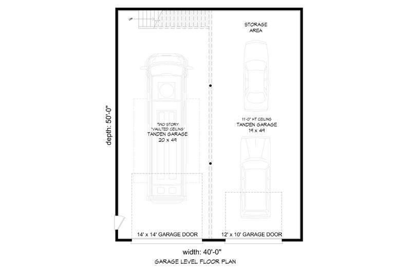 Architectural House Design - Floor Plan - Lower Floor for Contemporary House Plan #932-72, 0 bath