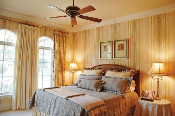 Interior - Bedroom for Mediterranean House Plan #1058-14 - 3 bed, 4.5 bath