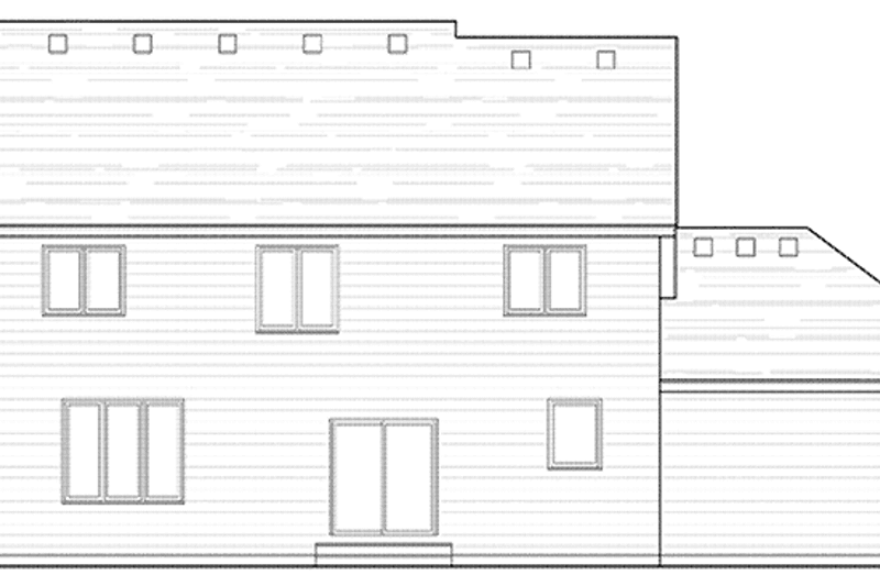 Dream House Plan - Exterior - Rear Elevation for Colonial House Plan #51-1000 - 3 bed, 2.5 bath