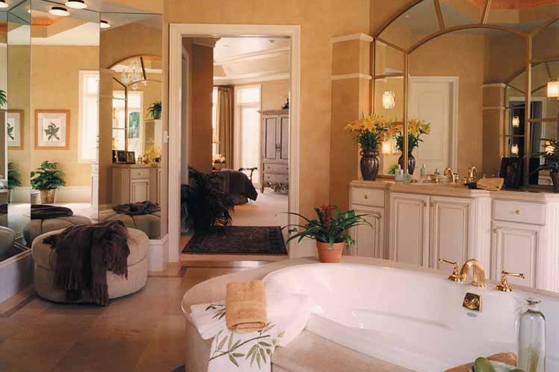 House Plan Design - Interior - Bathroom 1 for Mediterranean House Plan #930-256 - 3 bed, 3.5 bath