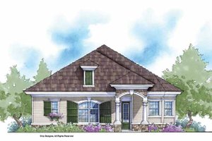 Country Exterior - Front Elevation Plan #938-18