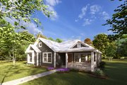 Traditional Style House Plan - 4 Beds 2 Baths 1481 Sq/Ft Plan #20-1883 