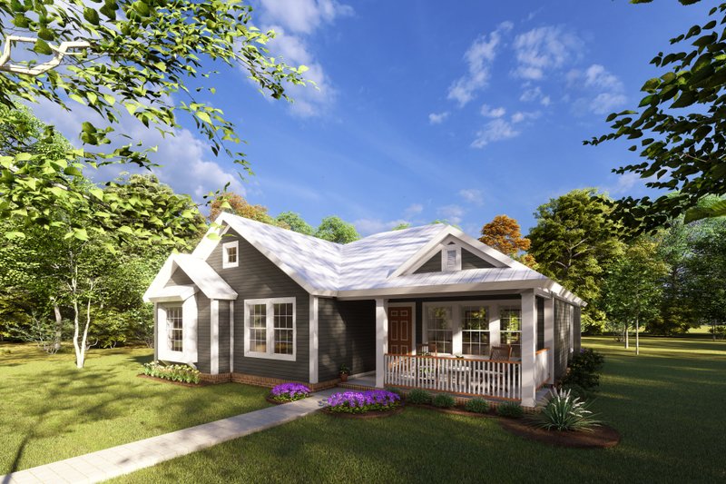 Dream House Plan - Exterior - Other Elevation for Traditional House Plan #20-1883 - 4 bed, 2 bath