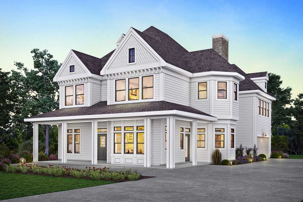 Victorian Style House Plan 4 Beds 4.5 Baths 3574 Sq/Ft Plan 4103612