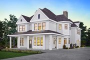 Victorian Style House Plan - 4 Beds 4.5 Baths 3574 Sq/Ft Plan #410-3612 