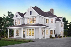 House Plan Design - Victorian Exterior - Front Elevation Plan #410-3612