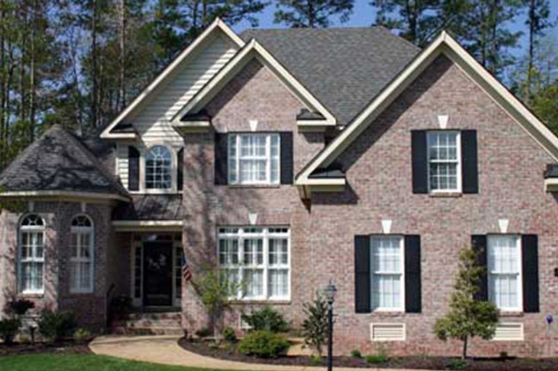 House Blueprint - Exterior - Front Elevation 5 for Colonial House Plan #927-586 - 4 bed, 3 bath