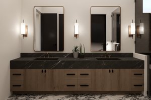 Interior - Master Bathroom 1 for Modern House Plan #455-705 - 3 bed, 2.5 bath