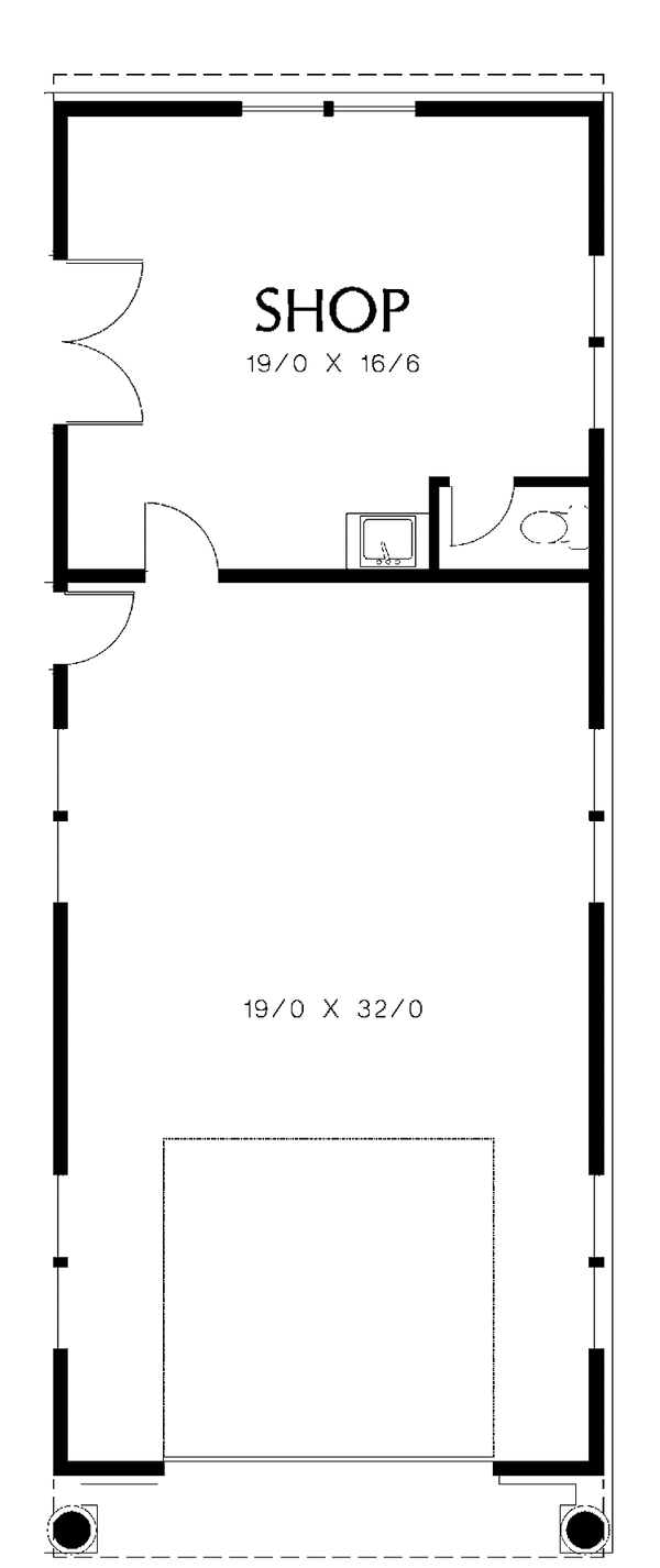 House Design - Floor Plan - Main Floor Plan #48-885