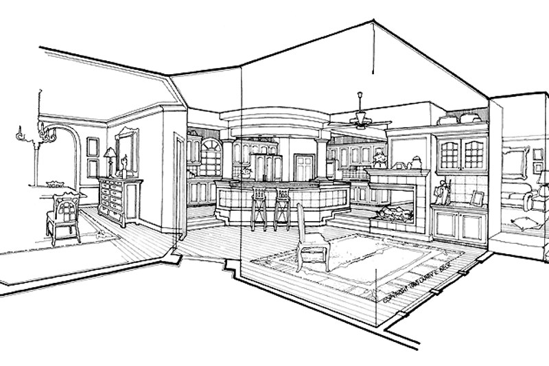 Dream House Plan - Interior - Other for Country House Plan #952-78 - 5 bed, 4 bath