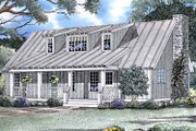 Country Style House Plan - 4 Beds 4 Baths 1970 Sq/Ft Plan #17-3177 