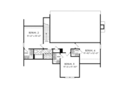 European Style House Plan - 4 Beds 3 Baths 2565 Sq/Ft Plan #927-965 