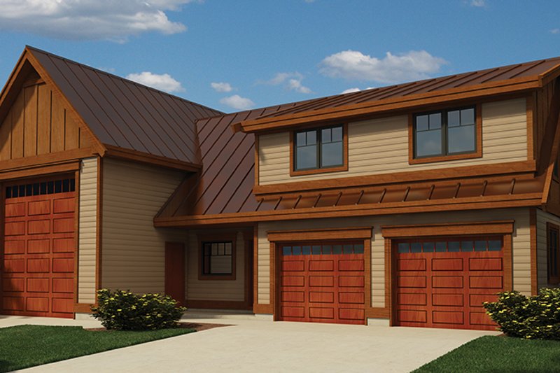 Dream House Plan - Exterior - Front Elevation 3 for Traditional House Plan #118-168 - 2 bed, 1.5 bath
