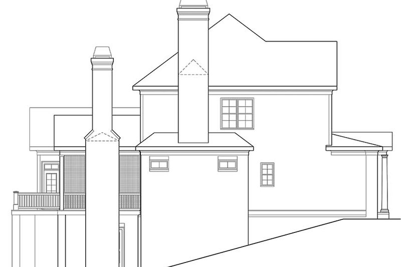 Architectural House Design - Exterior - Other Elevation 1 for Traditional House Plan #927-963 - 4 bed, 5 bath