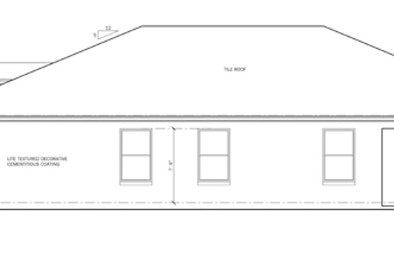 Home Plan - Mediterranean Exterior - Other Elevation Plan #1058-57