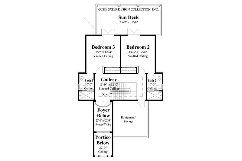 Home Plan - Floor Plan - Upper Floor for Traditional House Plan #930-405 - 3 bed, 3.5 bath