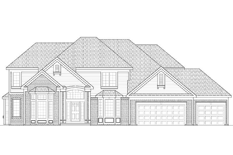 Home Plan - Classical Exterior - Front Elevation Plan #328-443