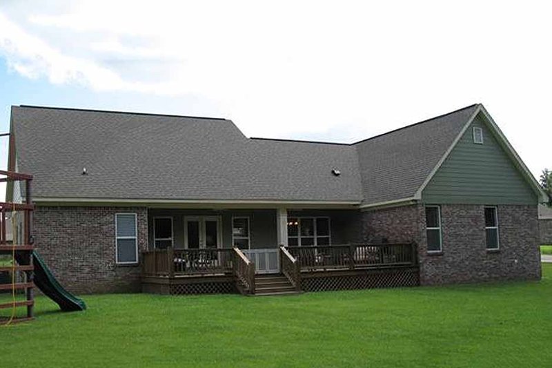 Home Plan - Exterior - Rear Elevation for Country House Plan #21-192 - 4 bed, 3 bath