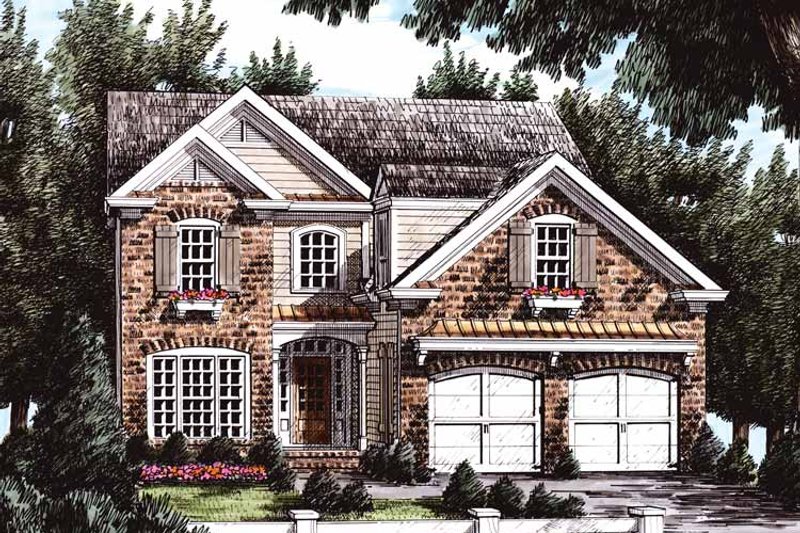 Dream House Plan - Exterior - Front Elevation 3 for Country House Plan #927-671 - 4 bed, 3 bath