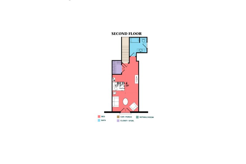 Dream House Plan - Floor Plan - Upper Floor for European House Plan #63-415 - 4 bed, 3.5 bath