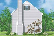Colonial Style House Plan - 3 Beds 2.5 Baths 1418 Sq/Ft Plan #72-1087 Exterior 