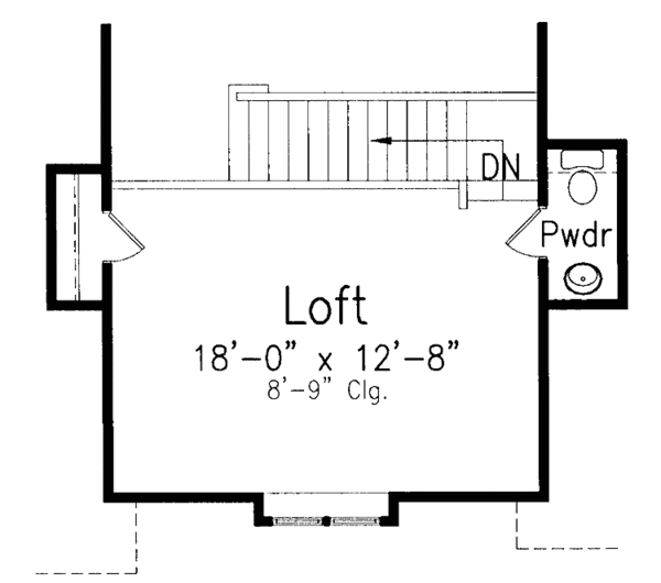 House Plan Design - Traditional Floor Plan - Upper Floor Plan #52-261