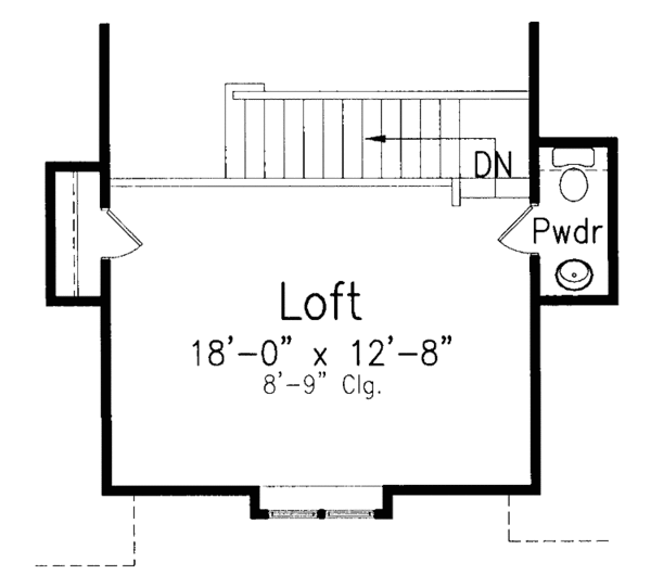 Home Plan - Traditional Floor Plan - Upper Floor Plan #52-261