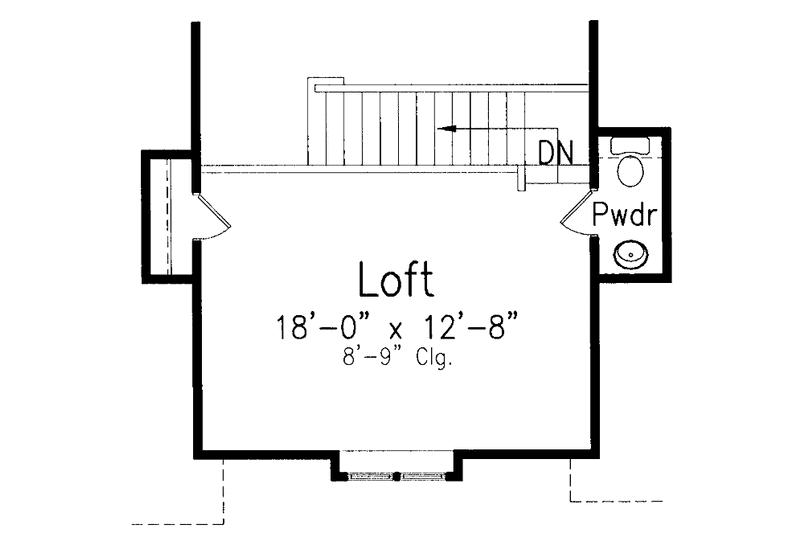 Home Plan - Floor Plan - Upper Floor for Traditional House Plan #52-261 - 3 bed, 2.5 bath