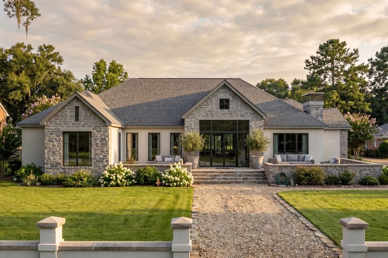 Dream House Plan - Exterior - Front Elevation 2 for Cottage House Plan #455-800 - 3 bed, 2.5 bath