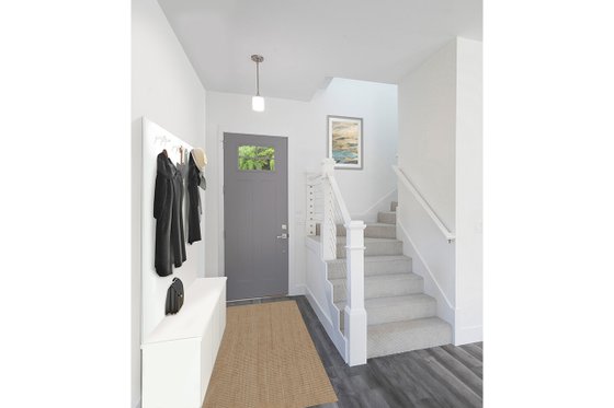 Interior - Entry for Beach House Plan #938-108 - 3 bed, 2.5 bath