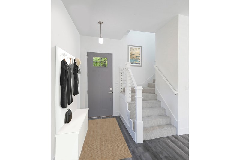 Home Plan - Interior - Entry for Beach House Plan #938-108 - 3 bed, 2.5 bath