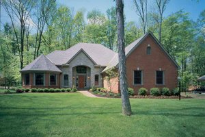 House Plan Design - Country Exterior - Front Elevation Plan #46-537