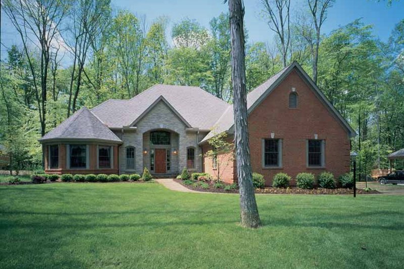 Home Plan - Country Exterior - Front Elevation Plan #46-537