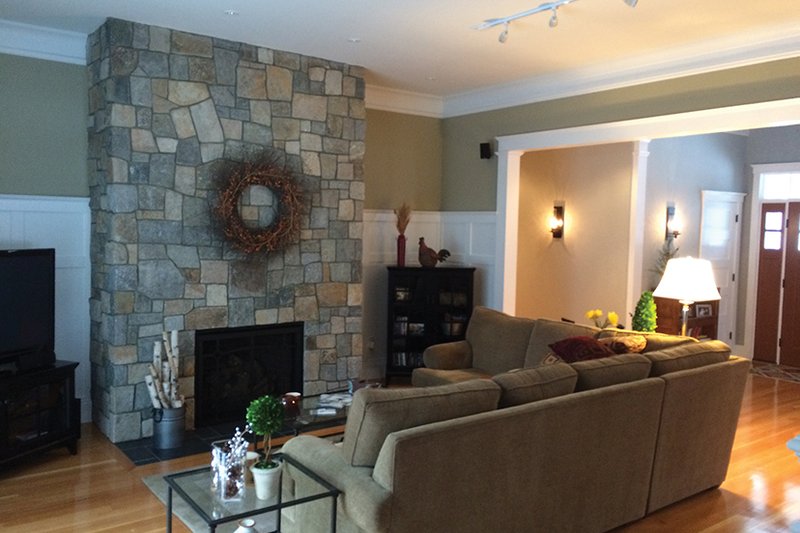 Architectural House Design - Interior - Family Room 1 for Country House Plan #429-258 - 4 bed, 3.5 bath