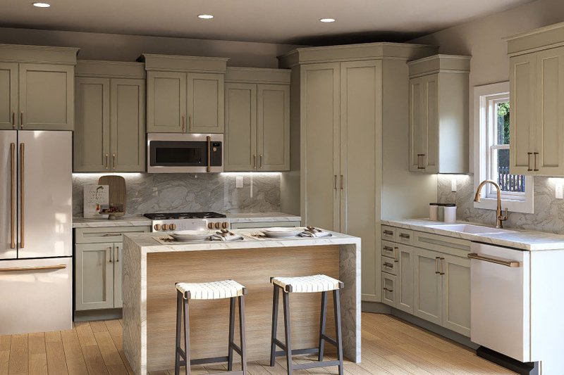 Home Plan - Interior - Kitchen for Craftsman House Plan #455-231 - 3 bed, 3 bath