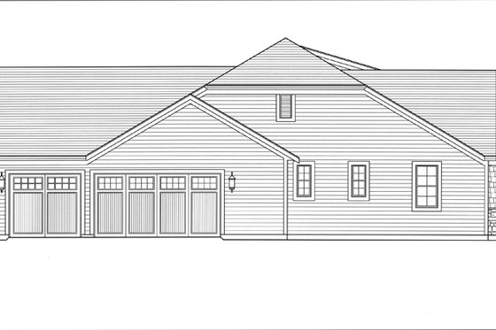 Exterior - Other Elevation for Craftsman House Plan #46-838 - 3 bed, 2.5 bath