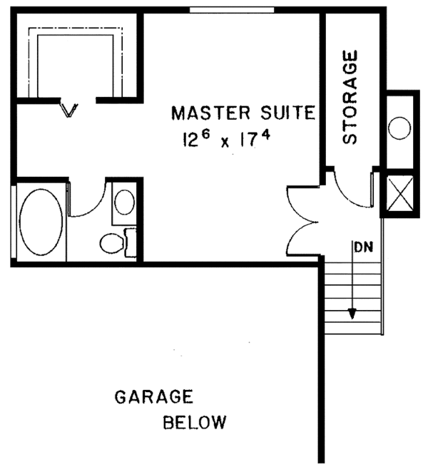 House Design - Contemporary Floor Plan - Upper Floor Plan #60-771