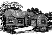 Ranch Style House Plan - 3 Beds 2 Baths 1992 Sq/Ft Plan #30-298 