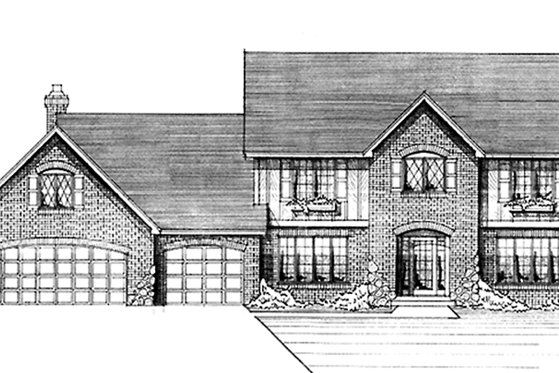 Home Plan - Country Exterior - Front Elevation Plan #51-926