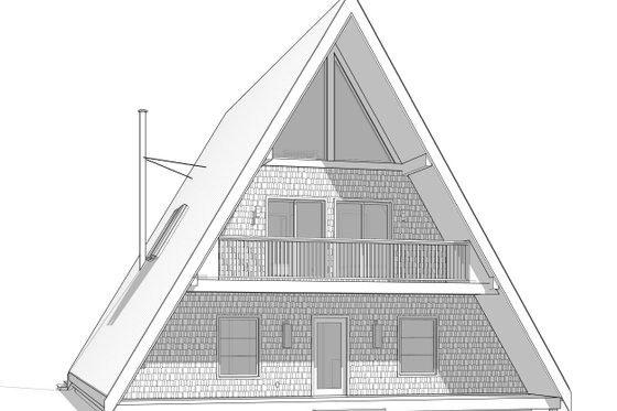Exterior - Front Elevation 3 for Cottage House Plan #1114-33 - 4 bed, 3 bath