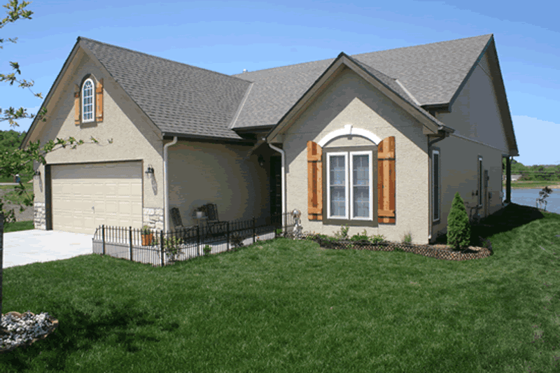 Dream House Plan - Exterior - Front Elevation 3 for Traditional House Plan #20-1600 - 2 bed, 2 bath