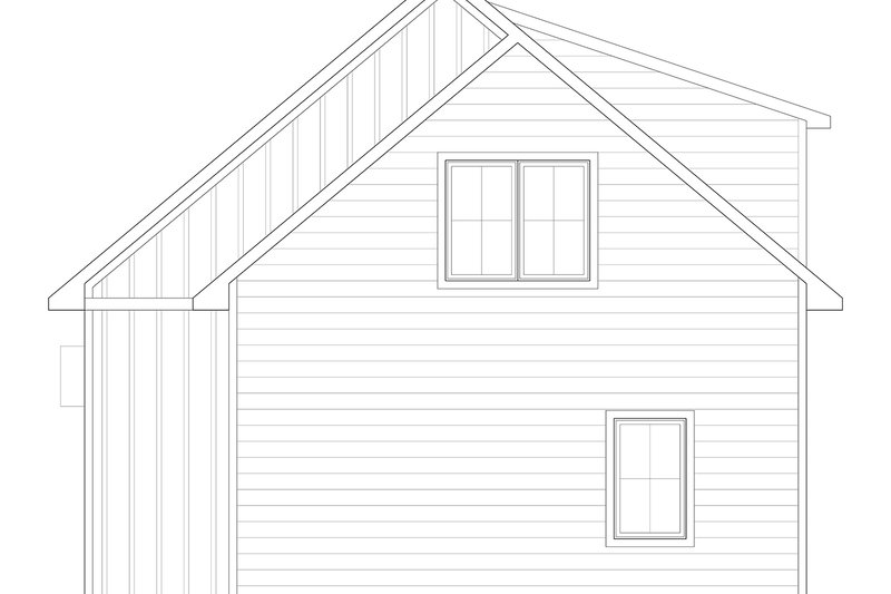 Architectural House Design - Exterior - Rear Elevation for Farmhouse House Plan #23-2889, 1 bath