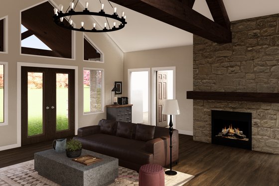 Interior - Family Room 2 for Country House Plan #1064-268 - 2 bed, 2 bath