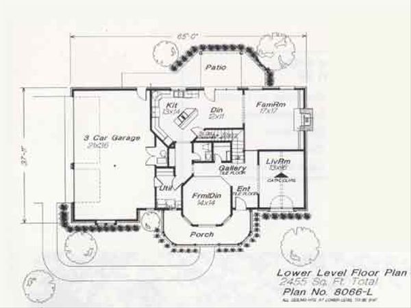 Colonial Floor Plan - Main Floor Plan #310-818