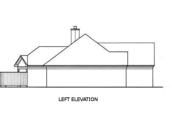 Exterior - Other Elevation for European House Plan #45-245 - 3 bed, 2 bath