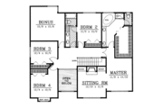 Craftsman Style House Plan - 4 Beds 3 Baths 3369 Sq/Ft Plan #100-211 