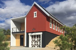 Farmhouse Exterior - Front Elevation Plan #933-10