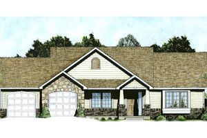 Traditional Exterior - Front Elevation Plan #58-211